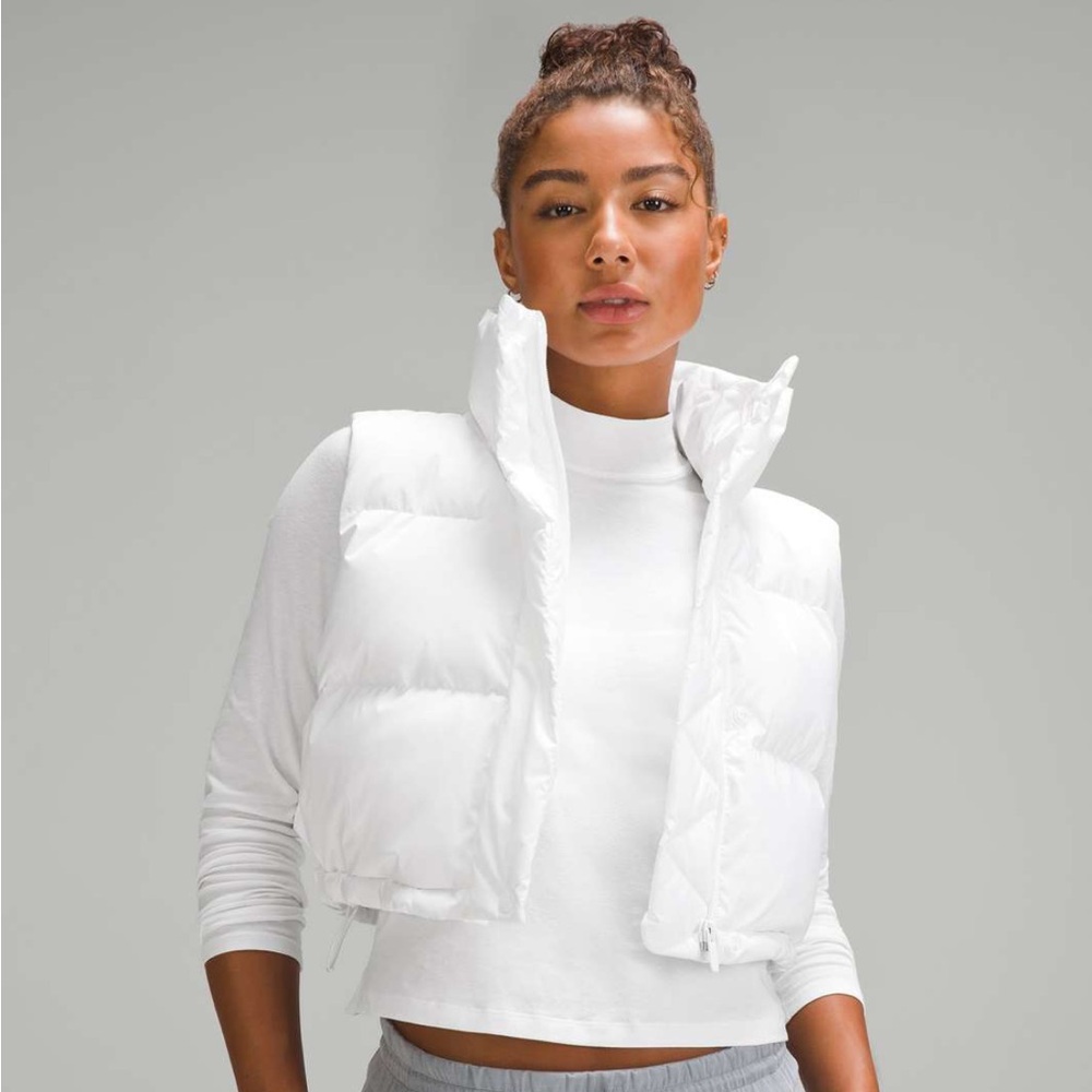 Lululemon Athletica White Puffer Vest